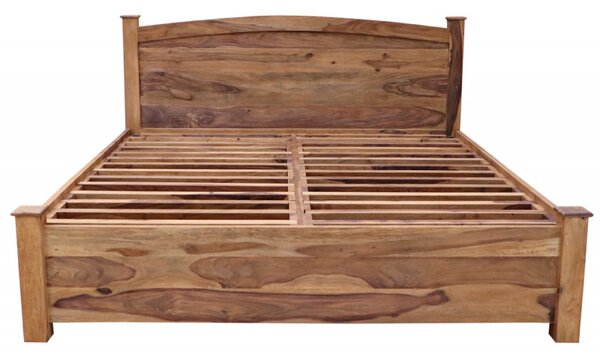 Posteľ Rami s úložným priestorom 180x200 indický masív palisander