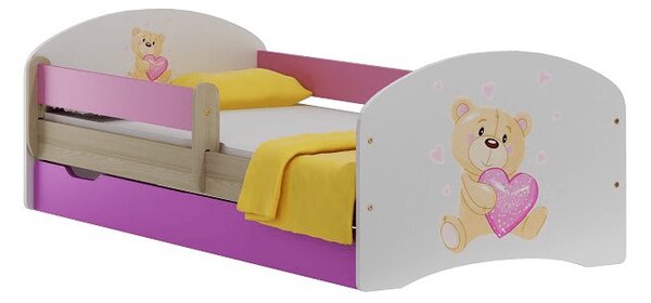 Detská posteľ so zásuvkou SWEET DREAMS 140x70 cm