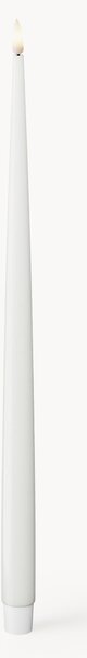 Ručne vyrobené dlhé LED sviečky Real Flame, V 38 cm, 2 ks