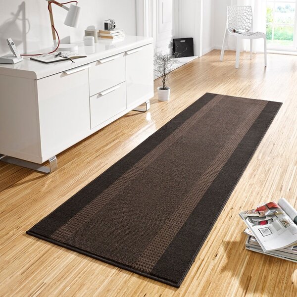Hnedý behúň Hanse Home Basic, 80 x 200 cm