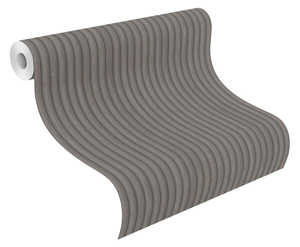 RASCH | Vliesová tapeta na stenu Schöner Wohnen 600858 | 0,53 x 10,05 m | čierna, šedá