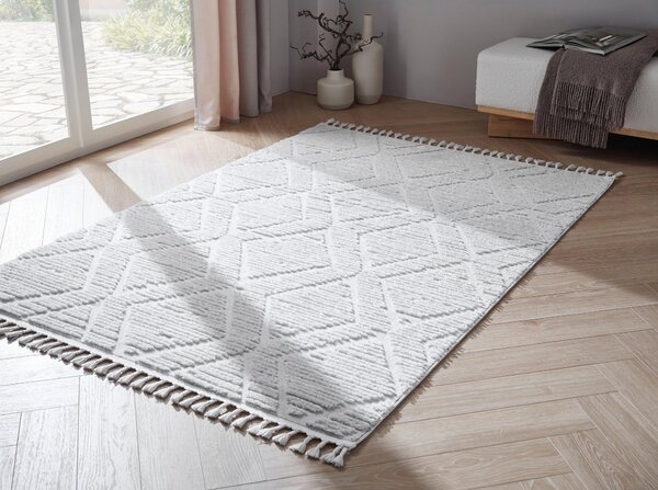 TKANÝ KOBEREC, 80/150 cm biela Novel - Online Only bytové doplnky, Online Only