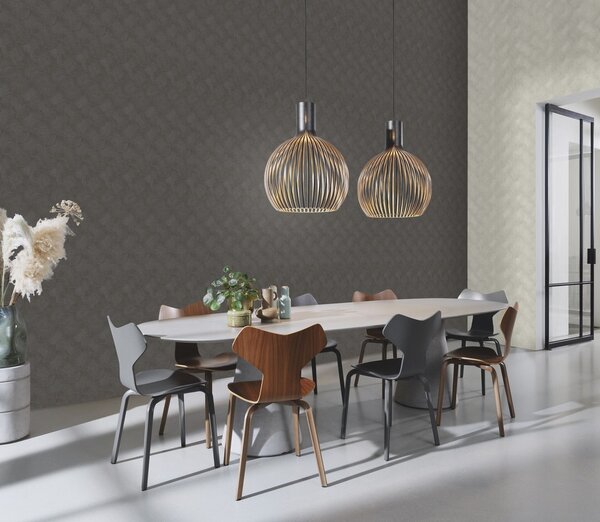 RASCH | Vliesová tapeta na stenu Sky Lounge 608168 | 0,53 x 10,05 m | čierna, hnedá, modrá