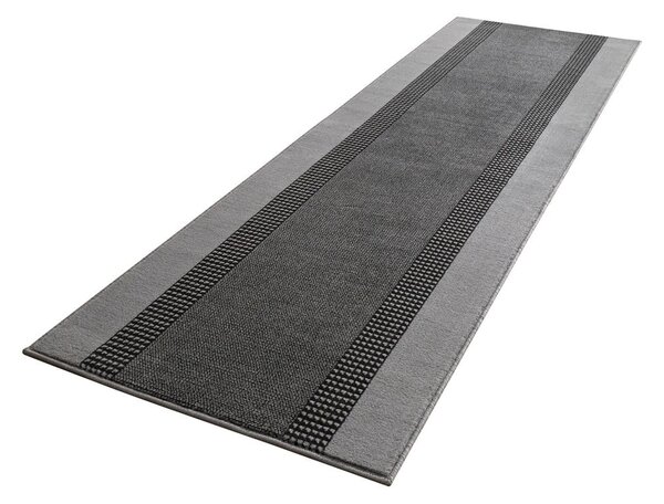 Sivý behúň Hanse Home Basic, 80 x 200 cm