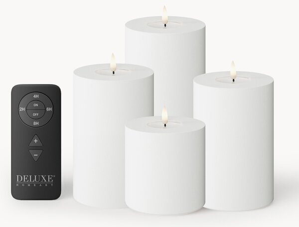 Ručne vyrobené LED sviečky's diaľkovým ovládaním Real Flame, 5 ks
