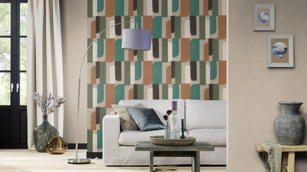 RASCH | Vliesová tapeta na stenu Paraíso 330038 | 0,53 x 10,05 m | béžová