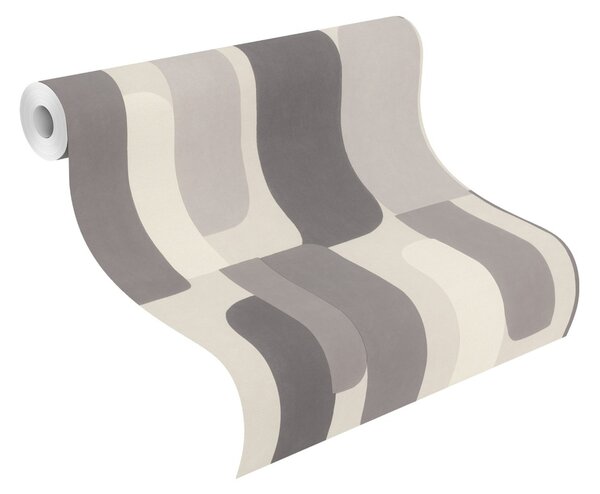 RASCH | Vliesová tapeta na stenu Paraíso 330502 | 0,53 x 10,05 m | šedá, biela, krémová