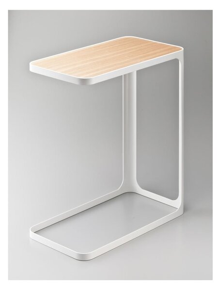 Biely odkladací stolík YAMAZAKI Frame