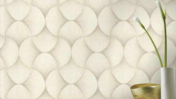 RASCH | Vliesová tapeta na stenu Sky Lounge 608229 | 0,53 x 10,05 m | krémová, béžová