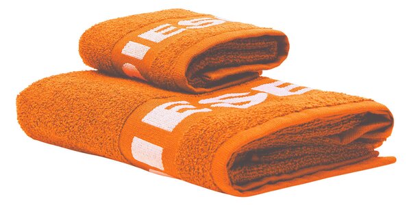 SADA FROTÉ UTERÁKOV, oranžová Diesel - Kúpeľňový textil, Online Only