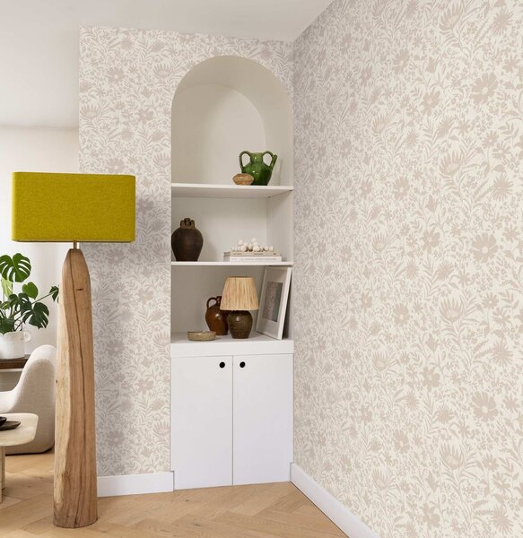RASCH | Vliesová tapeta na stenu Paraíso 330403 | 0,53 x 10,05 m | krémová, béžová