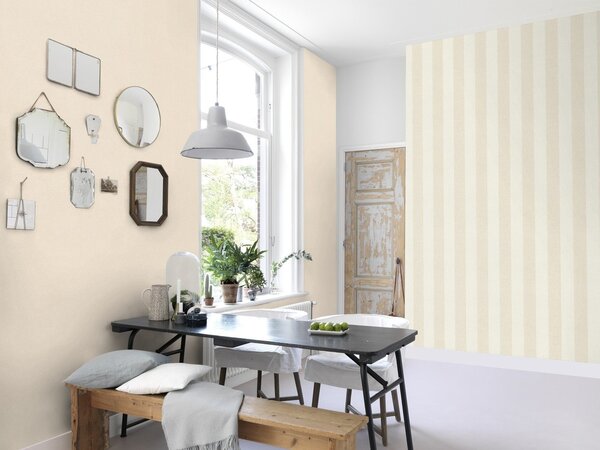 RASCH | Vliesová tapeta na stenu Schöner Wohnen 600759 | 0,53 x 10,05 m | béžová, krémová