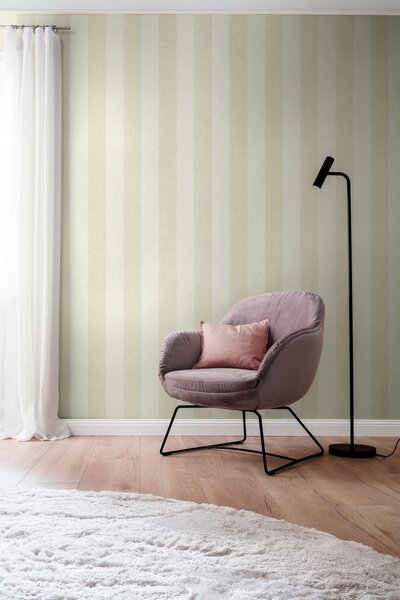 RASCH | Vliesová tapeta na stenu Schöner Wohnen 600759 | 0,53 x 10,05 m | béžová, krémová
