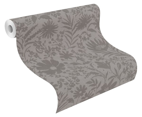 RASCH | Vliesová tapeta na stenu Paraíso 330441 | 0,53 x 10,05 m | šedá