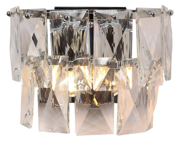 Milagro Krištáľové nástenné svietidlo CHELSEA 2xE14/40W/230V chróm MI1706 + záruka 3 roky zadarmo