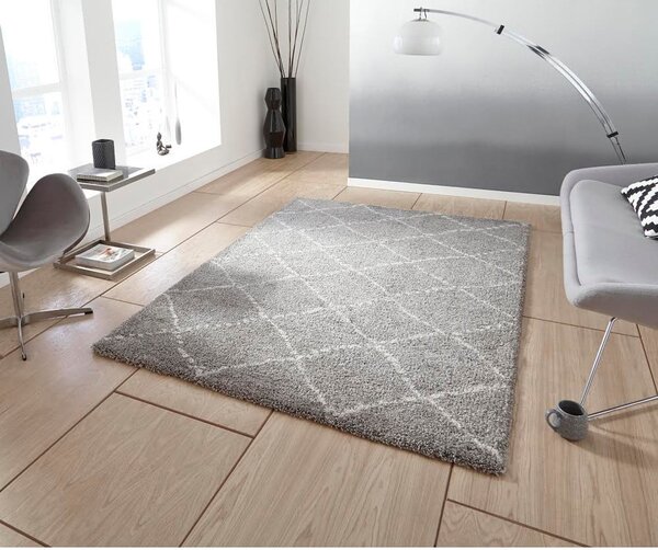 Sivý koberec Think Rugs Royal Nomadic, 120 × 170 cm
