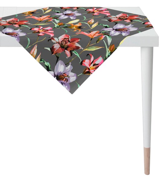 OBRUS, 85/85 cm, antracitová, viacfarebná Novel - Textil do domácnosti, Online Only
