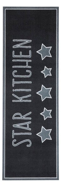 Čierny behúň Zala Living Star, 50 × 150 cm