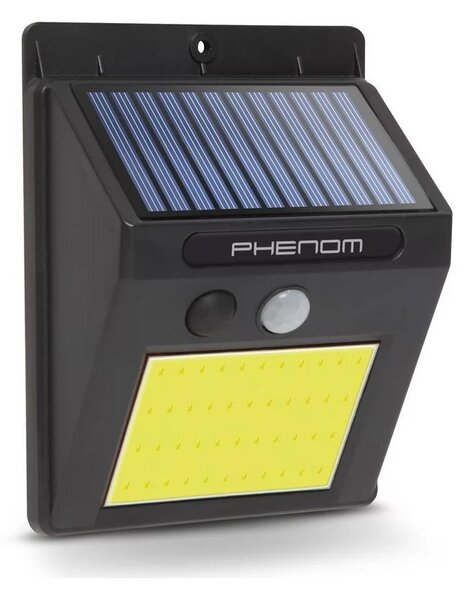 Phenom LED Solárne nástenné svietidlo so senzorom LED/3W/5,5V IP55 LC3345 + záruka 3 roky zadarmo