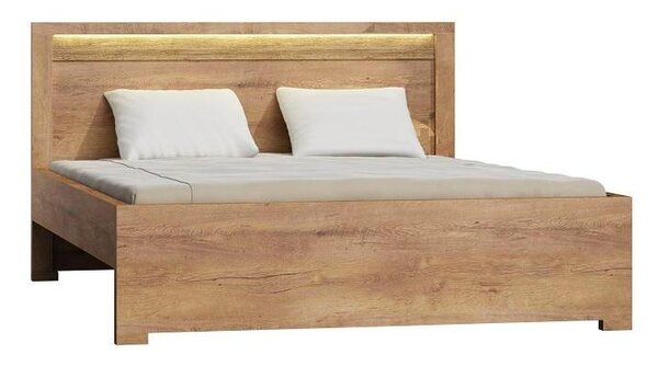 POLLIS posteľ 19 s roštom 160x200 cm POLLIS posteľ 19 s roštom 160x200 cm - jaseň svetlý