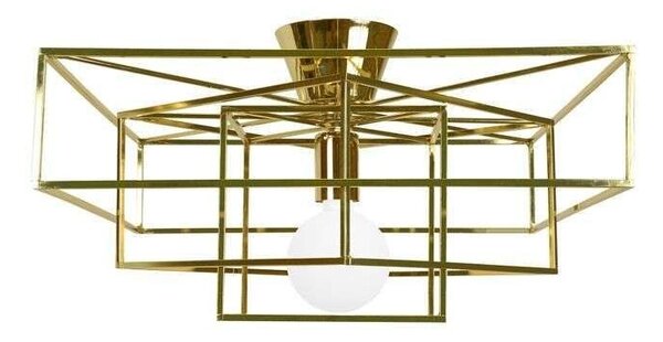 Globen Lighting - Cube Stropné Lampa Brass Globen Lighting - Lampemesteren