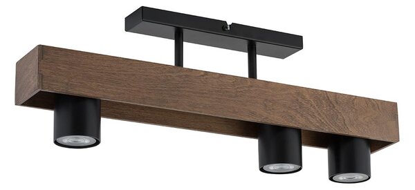 Prisadený luster COCO 3xGU10/25W/230V drevo