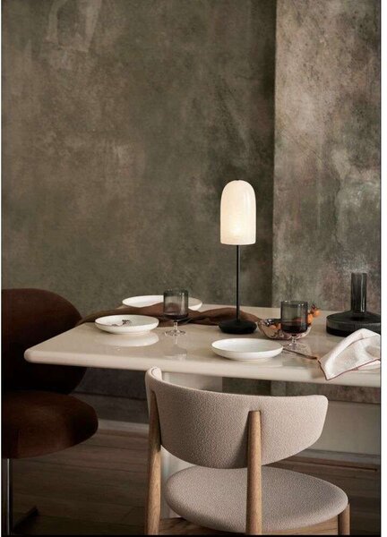 Ferm LIVING - Gry Portable Stolová Lampa Black/Translucent