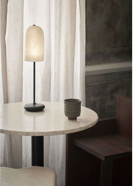 Ferm LIVING - Gry Portable Stolová Lampa Black/Translucent