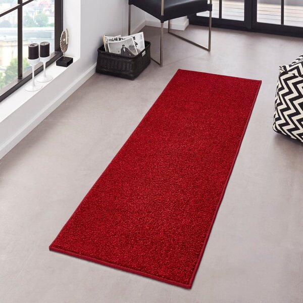 Červený behúň Hanse Home Pure, 80 x 200 cm