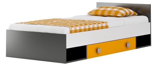 Detská posteľ so zásuvkami YELLOW - typ A - 200x90 cm