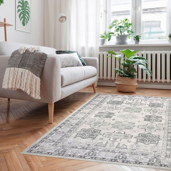 PLOCHO TKANÝ KOBEREC, 130/190 cm svetlosivá, sivobéžová Lindorug - Online Only bytové doplnky, Online Only