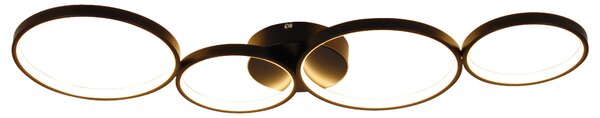 STROPNÉ LED SVIETIDLO, 87,5/37/5,5 cm Novel - Online Only bytové doplnky, Online Only