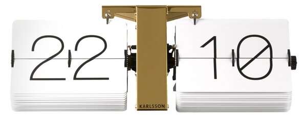 Biele hodiny Karlsson No Case