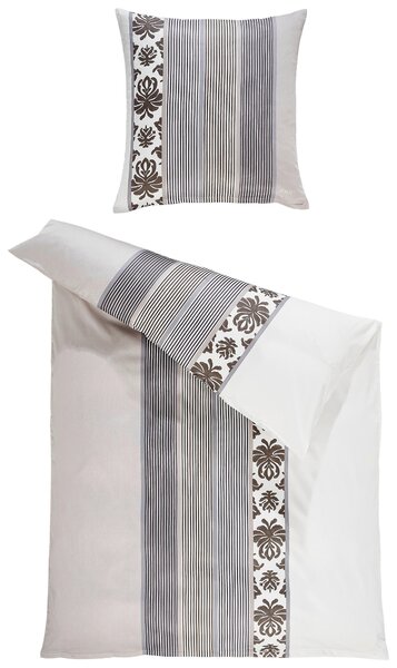 POSTEĽNÁ BIELIZEŇ, makosatén, grafitová, béžová, 155/220 cm Joop! - Online Only bytové doplnky, Online Only
