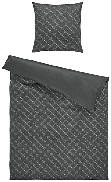 OBOJSTRANNÁ POSTEĽNÁ BIELIZEŇ, makosatén, grafitová, 135/200 cm Joop! - Online Only bytové doplnky, Online Only