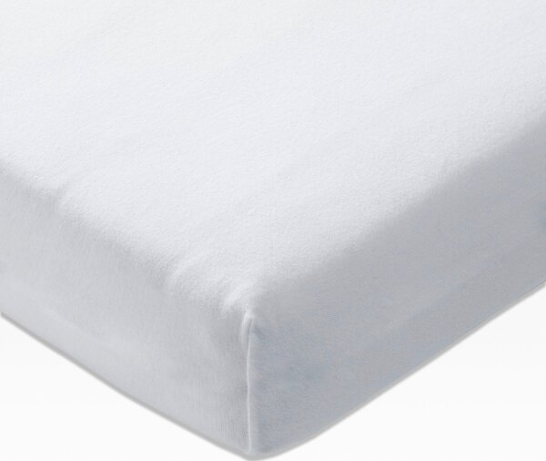 NAPÍNACIA PLACHTA, džersej, biela, 100/200 cm Joop! - Obliečky & plachty, Online Only