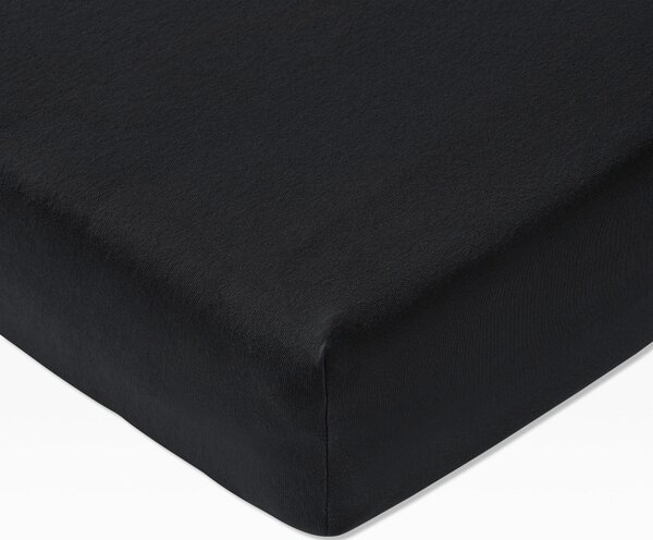 NAPÍNACIA PLACHTA, džersej, čierna, 140/200 cm Joop! - Obliečky & plachty, Online Only