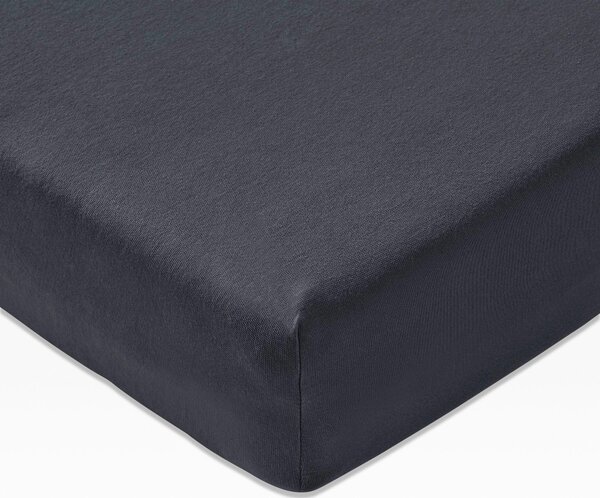 NAPÍNACIA PLACHTA, džersej, antracitová, tmavosivá, 140/200 cm Joop! - Obliečky & plachty, Online Only