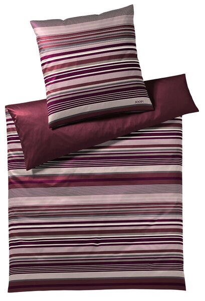 OBOJSTRANNÁ POSTEĽNÁ BIELIZEŇ, makosatén, staroružová, tmavočervená, 135/200 cm Joop! - Online Only bytové doplnky, Online Only
