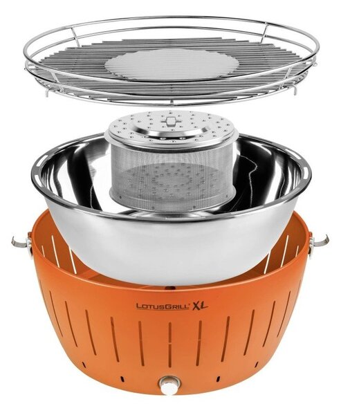 Oranžový nedymiaci gril LotusGrill XL