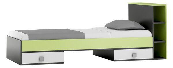Detská posteľ so zásuvkami - GREEN TYP B 200x90 cm
