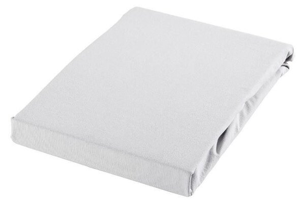 NAPÍNACIA PLACHTA, džersej, strieborná, 90-100/200-220 cm Novel - Obliečky & plachty, Online Only