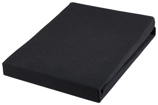 NAPÍNACIA PLACHTA, džersej, čierna, 90-100/200-220 cm Novel - Obliečky & plachty, Online Only