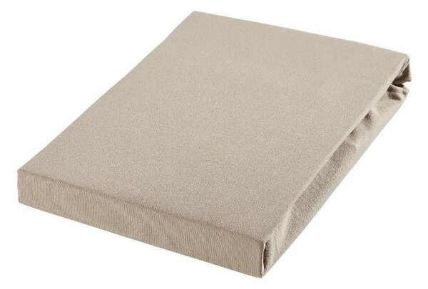 NAPÍNACIA PLACHTA, džersej, taupe, 180-200/200-220 cm Novel - Obliečky & plachty, Online Only