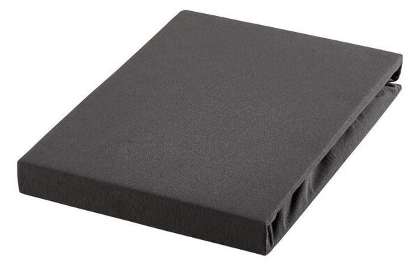 NAPÍN. PLACHTA NA TOPPER, džersej, titánová, 180/200 cm Novel - Obliečky & plachty, Online Only