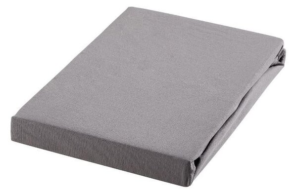 NAPÍN. PLACHTA NA TOPPER, džersej, grafitová, 180/200 cm Novel - Obliečky & plachty, Online Only