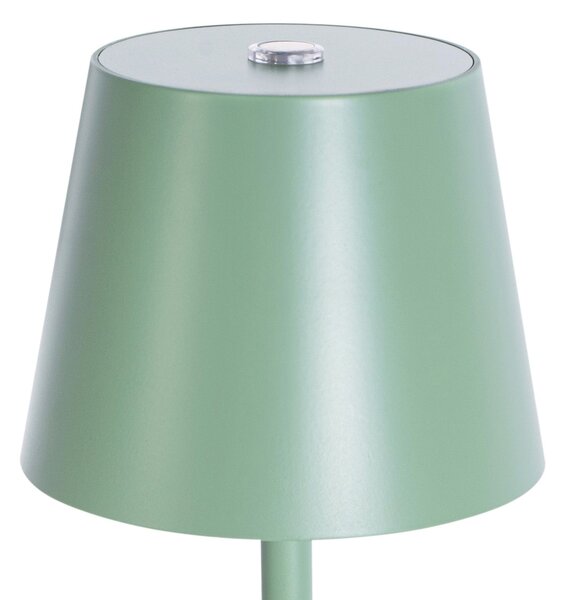 Toolight Toolight, dotyková LED nočná stolná lampa 5W, 3 farby svetla, USB napájanie, APP1368-T GREEN, svetlá zelená, OSW-08630
