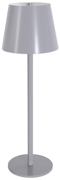 Toolight Toolight, dotyková LED nočná stolná lampa 5W, 3 farby svetla, USB napájanie, APP1369-T GREY, šedá, OSW-08631
