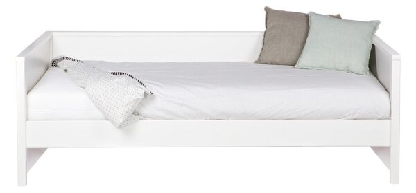 Biela jednolôžková posteľ 90x200 cm Nikki – WOOOD