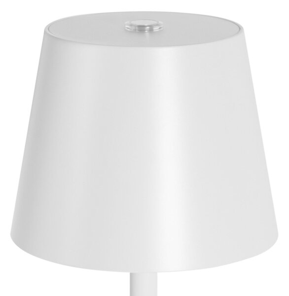 Toolight Toolight, dotyková LED nočná stolná lampa 5W, 3 farby svetla, USB napájanie, APP1370-T WHITE, biela, OSW-08634